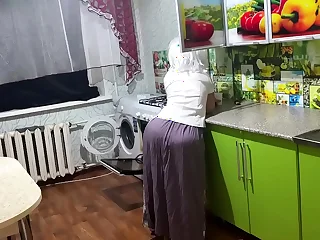 Stepmom is and so in the kitchen and wants anal sex for will not hear of grown up and big ass